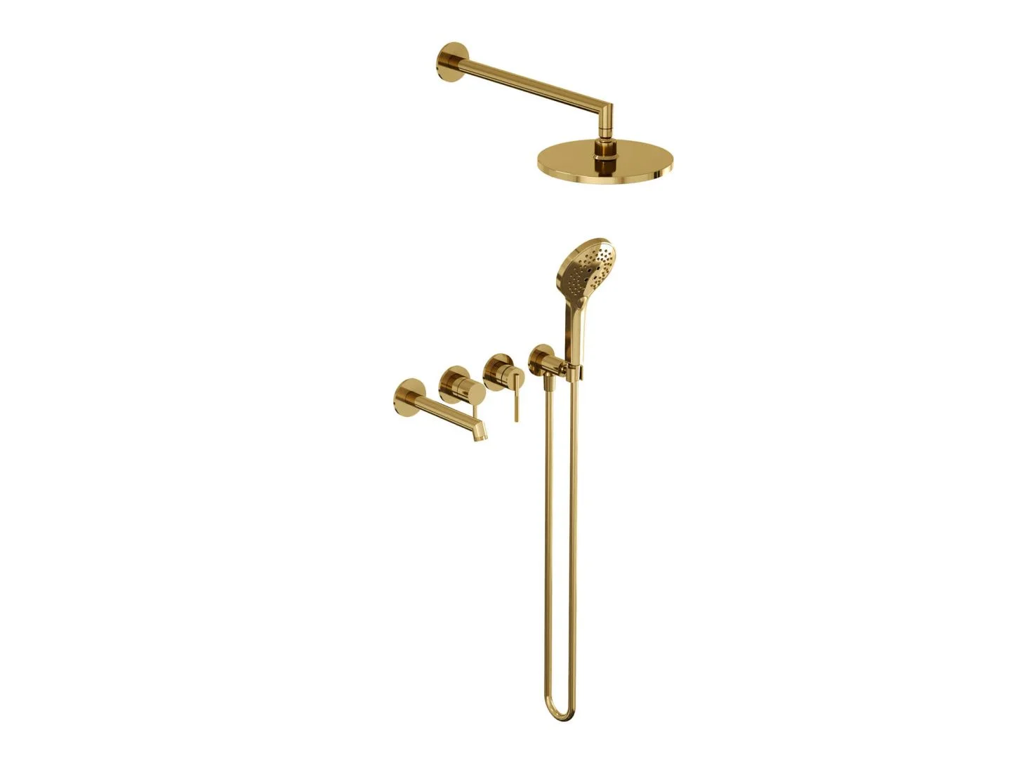 Приобрести hayzburg встраиваемая душевая система, золото hb-4004-3go