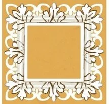 Декор настенный, вставка Kerama Marazzi Алмаш 98х98, желтый HGD\B525\TOB001
