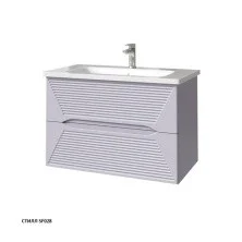 Caprigo Тумба с раковиной подвесная Modo Terza 80 см, серая 35613-SF028