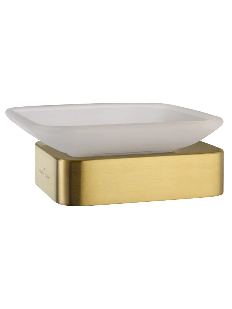 Приобрести мыльница с держателем wonzon & woghand lotte, брашированное золото (ww-8322-bg)