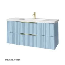 Caprigo Тумба с раковиной RAIN 120 см, голубая, эмаль