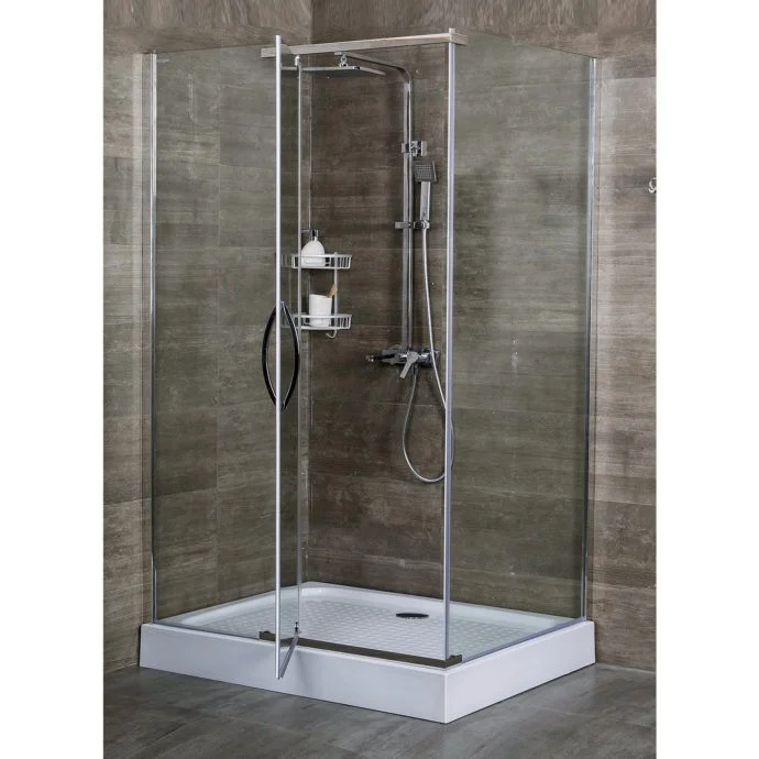 Приобрести ограждение душевое alex baitler ab214-120 120х90см, прозрачное