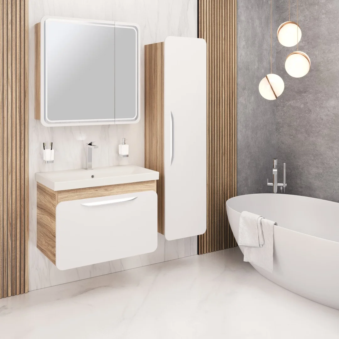 Приобрести aqua de marco пенал skandi 160х40 см, дуб золотой крафт 3040craftcsca