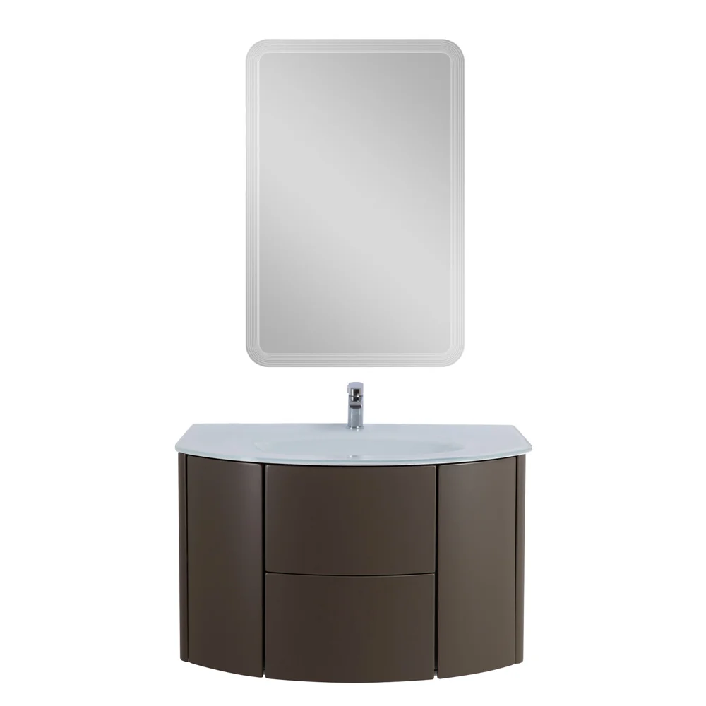 Приобрести cezares тумба подвесная с раковиной eden 91 см grigio talpa opaco, стекло, светло серая 55069