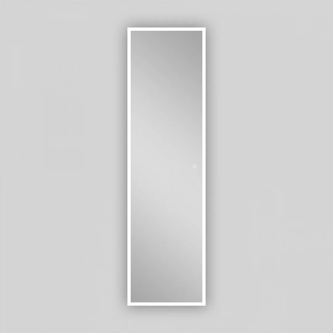Приобрести azario зеркало 45х160 см, белый, сенсорный выключатель, диммер, az-z-110cs