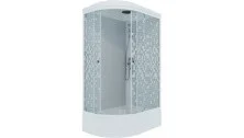 Тритон Душевая кабина Коралл В 120Х80 см, белая, узор, правая Щ0000038533