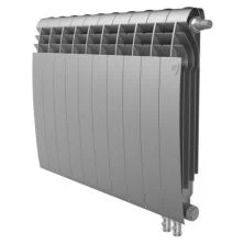 Royal Thermo Радиатор биметаллический BiLiner 500 /Silver Satin ( серебристый ) VR - 10 секц.