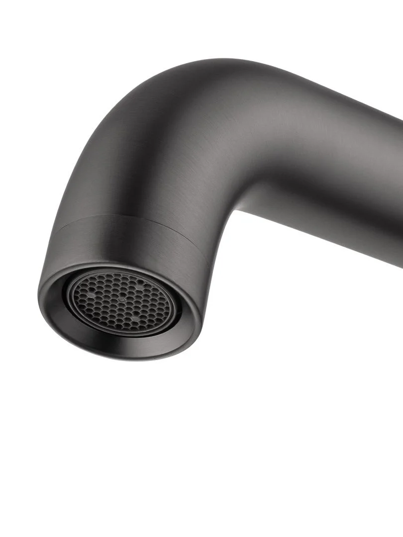 Приобрести смеситель для раковины напольного монтажа wonzon & woghand stick, темный графит (ww-88649905-bgm)