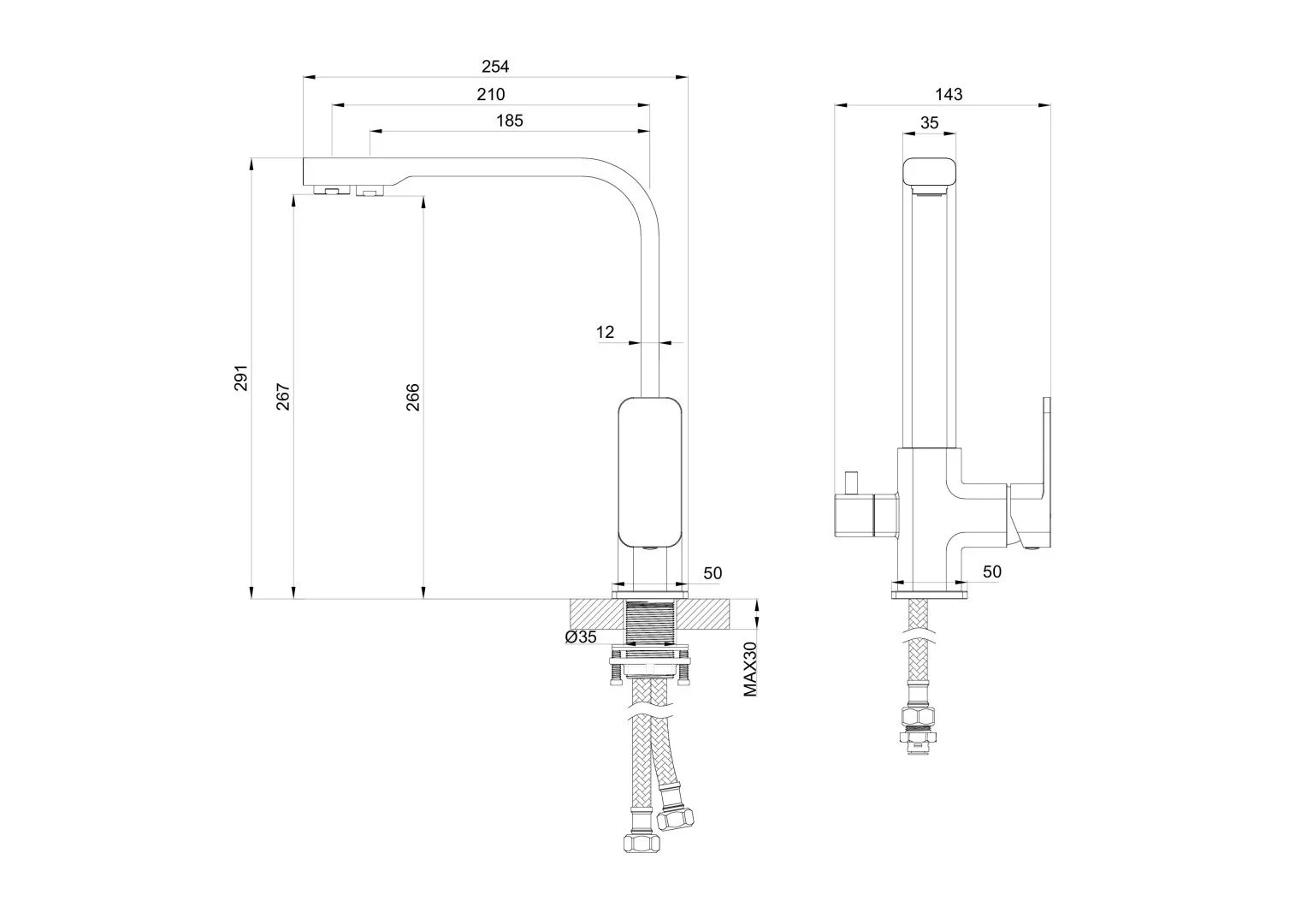 Приобрести смеситель для кухни c подключением фильтра wonzon & woghand, брашированное золото (ww-88458004-bg)