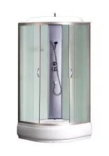 Loranto Душевая кабина CS-6610-25 F 100х100х215 матовое стекло 4 мм, поддон 25 см