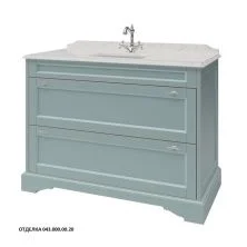 Caprigo Тумба с раковиной GREENWICH 120 см, голубая, эмаль