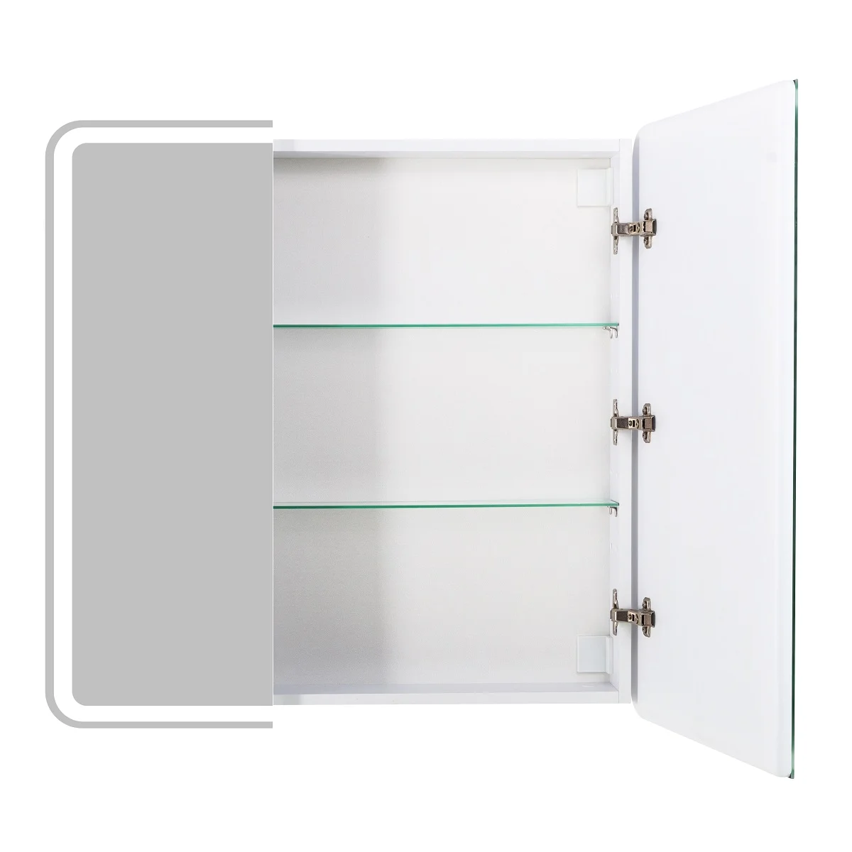Приобрести belbagno зеркало-шкаф 80х80 см spc-mar-600/800-1a-led-tch