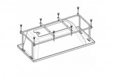 Монтажный комплект для ванны Roca Suresta 150х70 см Z.RU93.0.277.9 