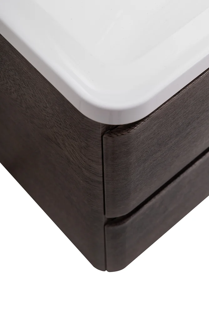 Приобрести belbagno тумба с раковиной albano 120 см, подвесная rovere nature grigio, белая раковина