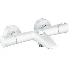 KLUDI ZENTA Смеситель для ванны и душа с термостатом DN 15, белый/хром, арт. 351019138