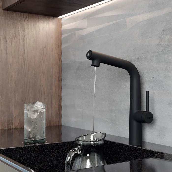 Приобрести iddis смеситель для кухни pure 341мм, черный purblfbi05