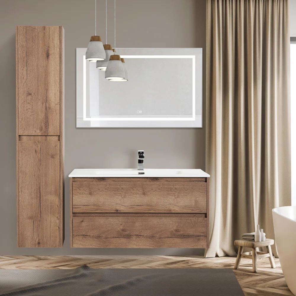 Приобрести belbagno зеркало 98,5х68,5 см spc-kraft-985-685-tch-warm