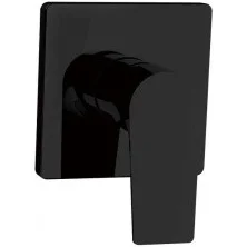Aquanet Смеситель для душа Static Black AF330-50B (с внутренней частью)