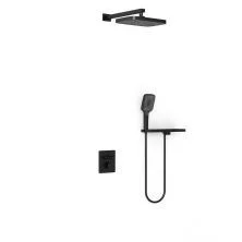 Vincea Встраиваемая душевая система с термостатом, черная матовая VSFW-321MT1RMB