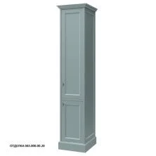 Caprigo Пенал GREENWICH 50 см, правый, голубой, эмаль