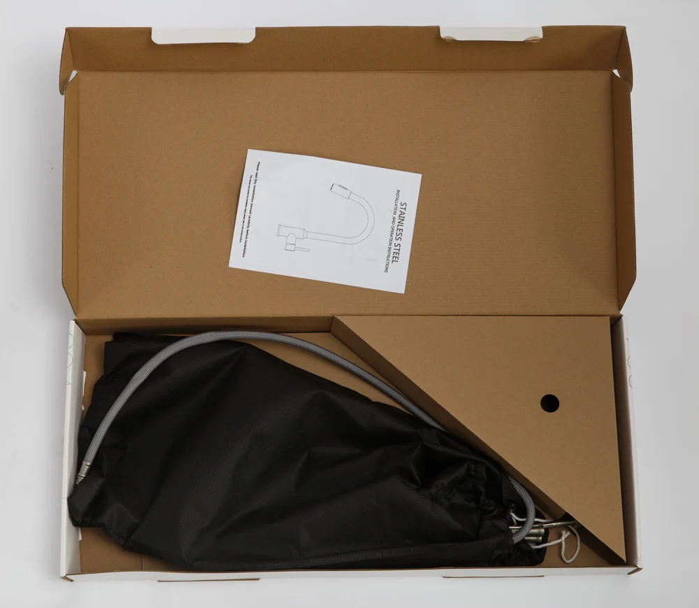 Приобрести belbagno смеситель для кухни с выдвижной лейкой, сатин bb-lam31b-in