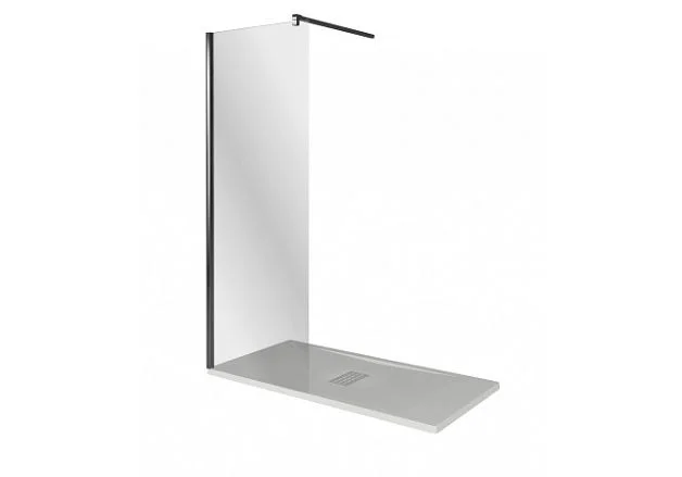 Приобрести перегородка душевая bas walk-in sp-140-c-ch 140 см хром/прозрачное