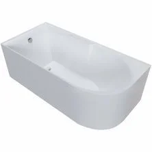 Grossman Акриловая ванна 150x75 см, пристенная, белая GR-2201L