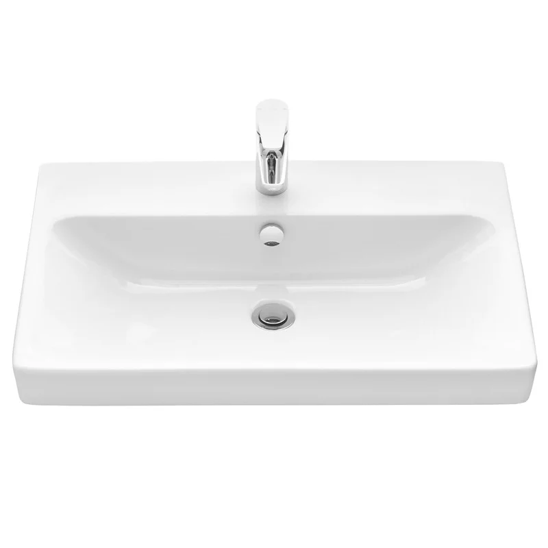 Приобрести акватон тумба c раковиной сканди 70 doors универсальная, белый/дуб верона