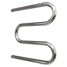 Полотенцесушитель водяной Point 500х500 М-образный с полкой 1, хром PN38555P