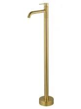 Смеситель для раковины напольного монтажа WONZON & WOGHAND STICK, Брашированное золото (WW-88649905-BG)