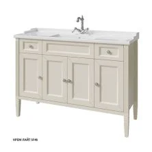 Caprigo Тумба с раковиной ALBION CONCEPT 120 см, белая