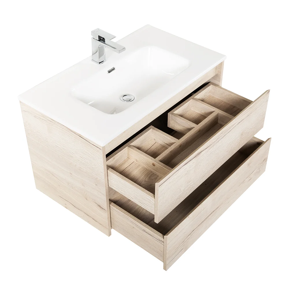 Приобрести belbagno тумба с раковиной kraft 90 см, подвесная rovere galifax bianco, белая раковина