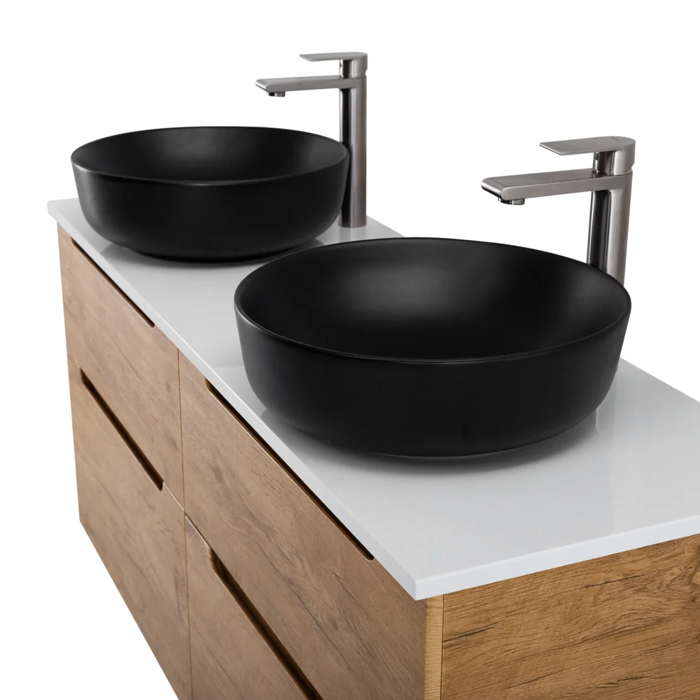 Приобрести belbagno тумба со столешницей etna-h60 140 см, подвесная rovere nature