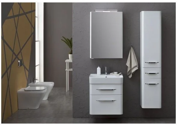 Приобрести aquanet тумба с раковиной виченца 60 см, белая 00212665