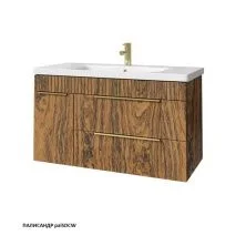 Caprigo Тумба с раковиной MONBAR -Albero 100 см, левая, палисандр, шпон