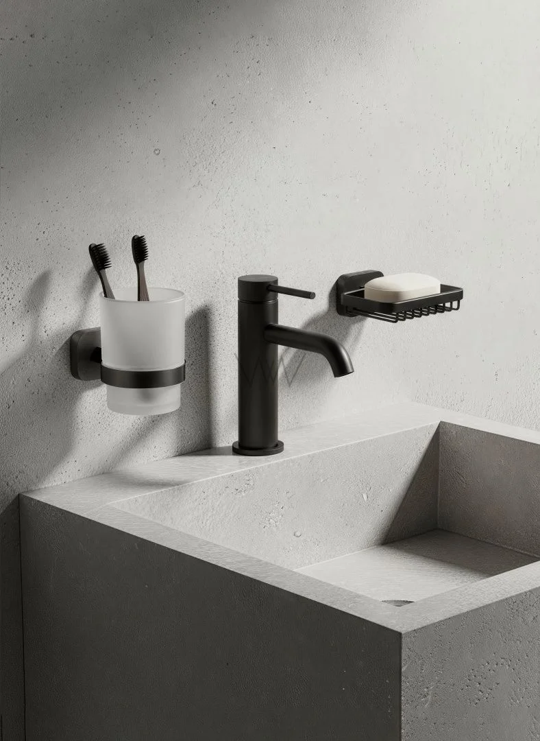 Приобрести стакан для зубных щеток с держателем wonzon & woghand graffity, темный графит (ww-9321-bgm)