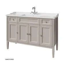 Caprigo Тумба с раковиной ALBION CONCEPT 120 см, серая