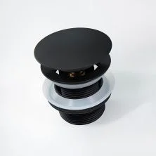 Vincea Донный клапан, черный матовый VDR0-4B