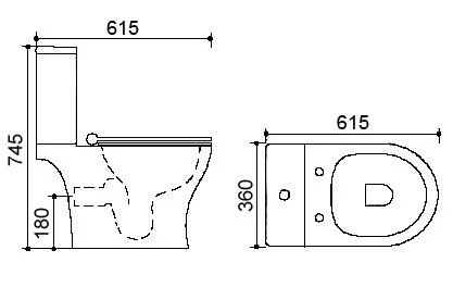Приобрести azario напольный унитаз-компакт безободковый verde c крышкой с микролифтом az-2224