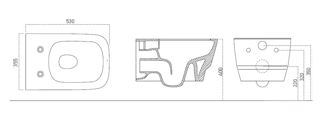 Приобрести boheme подвесной унитаз avva bello, черный 971-b