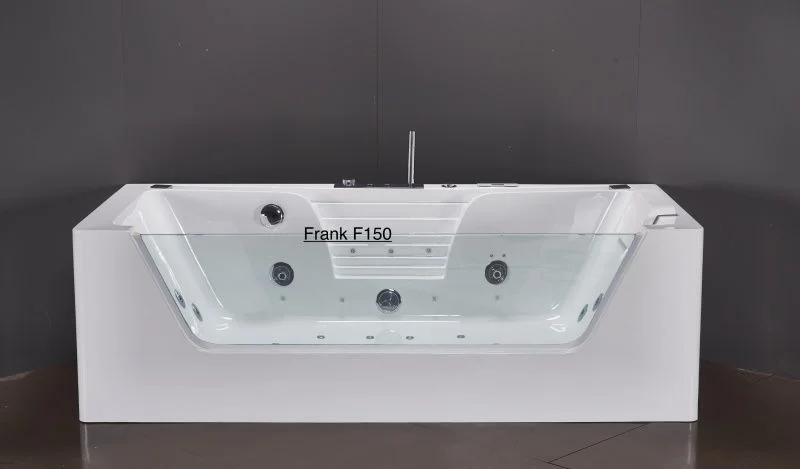 Приобрести frank ванна гидромассажная f150 170х85 см, пристенная, прямоугольная, белая