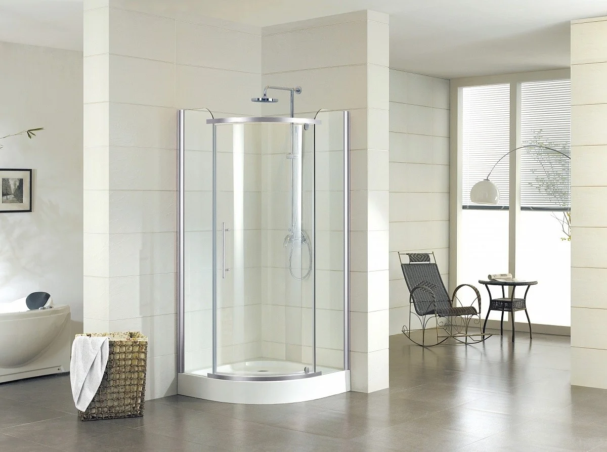 Приобрести душевое ограждение azario edmonton az-nnc2231 900х900х2000, без поддона, распашная дверь, серебро