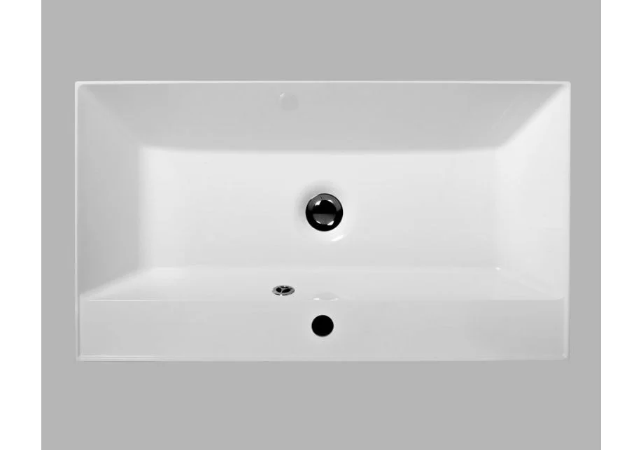 Приобрести тумба подвесная с раковиной belbagno marino-800-2c-so-rca-p 80 см, rovere cioccolato amaro