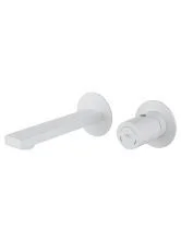 Смеситель для раковины встраиваемый WONZON & WOGHAND, Белый матовый (WW-105-MW)