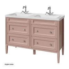 Caprigo Тумба с раковиной ALBION CONCEPT 125 см, красная