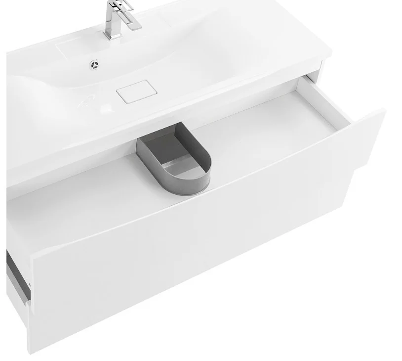 Приобрести тумба подвесная с раковиной belbagno marino-1200-2c-so-bl-p 120 см, bianco lucido