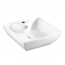 Azario Раковина накладная 43.5х43.5 см, белая AZ-4263