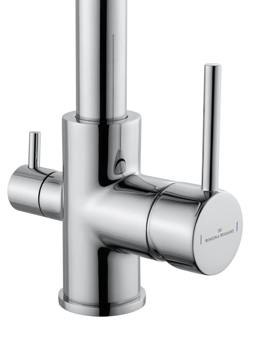 Приобрести смеситель для кухни c подключением фильтра wonzon & woghand, хром (ww-88458005-cr)