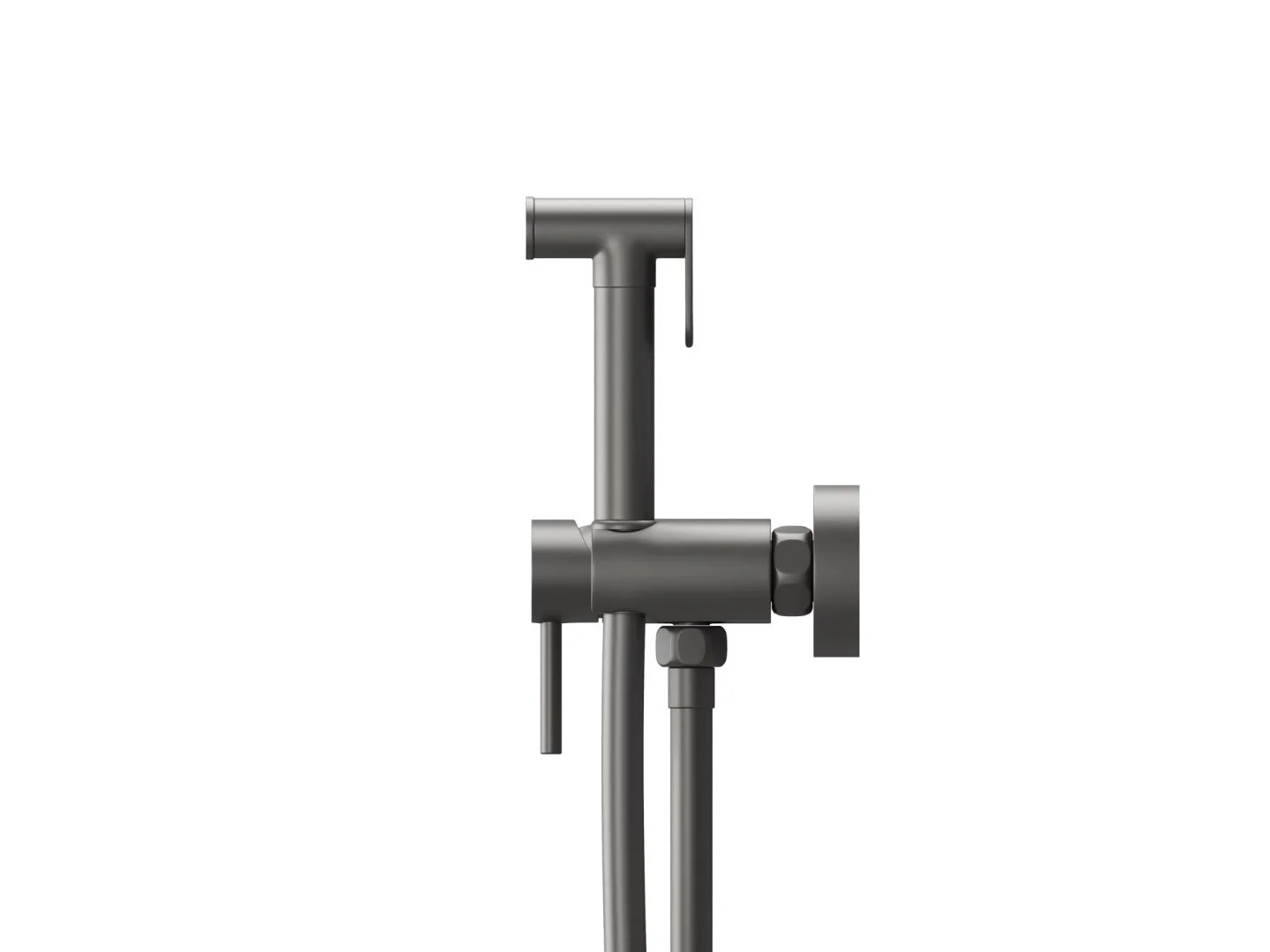 Приобрести hayzburg смеситель с гигиеническим душем, графит hb-2006gg