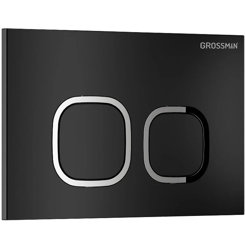 Приобрести grossman клавиша смыва cosmo, черный матовый \ хром 700.k31.02.210.210